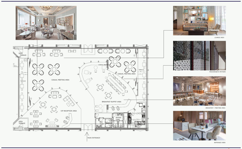 hotel lounge plan